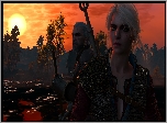Ciri, Geralt, Zachd soca, Wiedmin 3 Dziki Gon, The Witcher 3 Wild Hunt